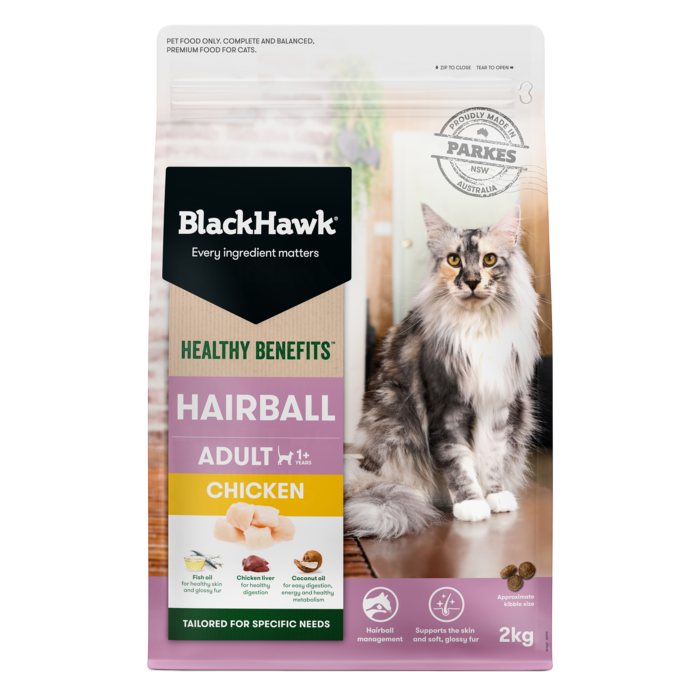 Black Hawk Healthy Benefits Cat Hairball Chicken 