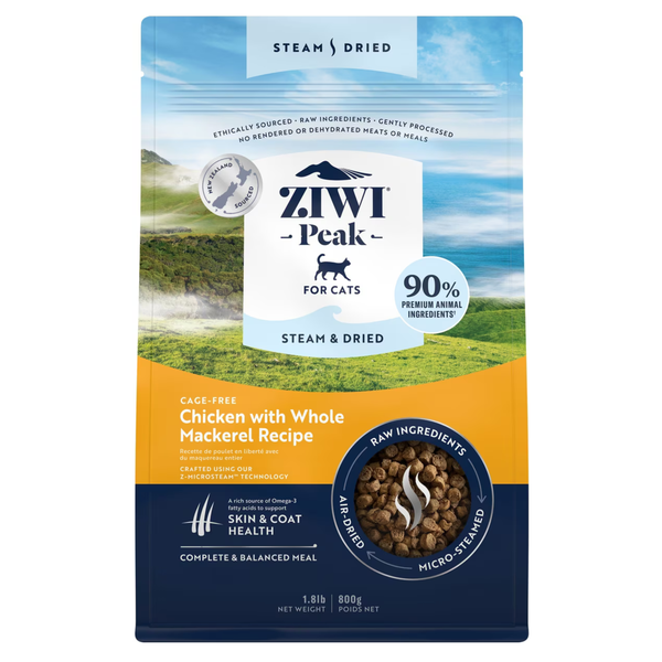 Ziwi Peak Chicken Steam & Dried Cat Food