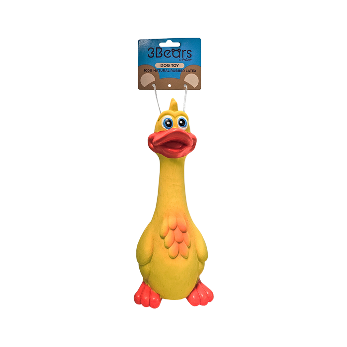 3Bears Latex Yellow Chicken 18cm