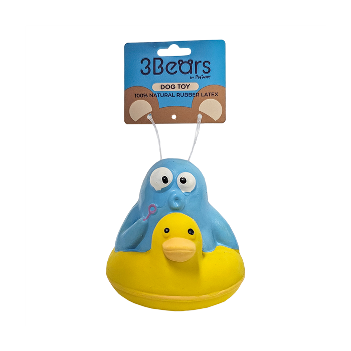 3Bears Latex Q Brothers Blue & Yellow 8.5cm