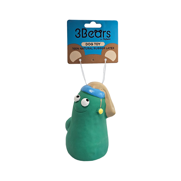 3Bears Latex Q Brothers Light Blue & Green 9.5cm