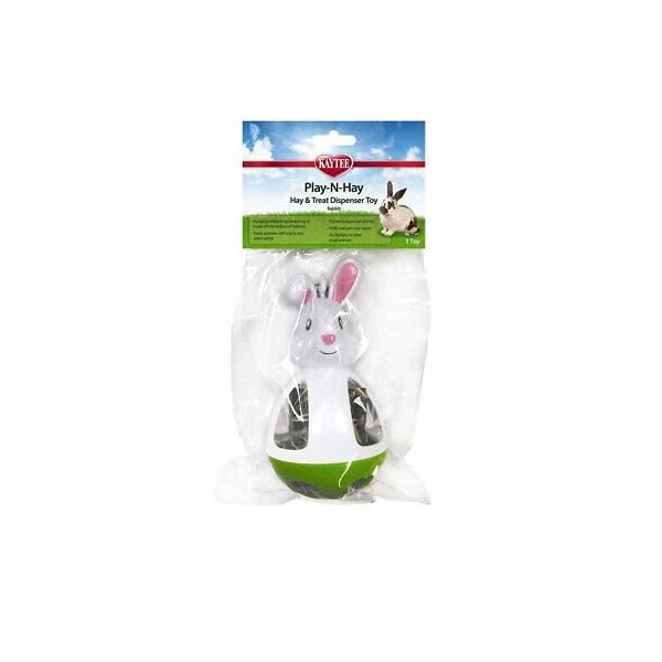 KT Play & Hay Dispenser- Rabbit
