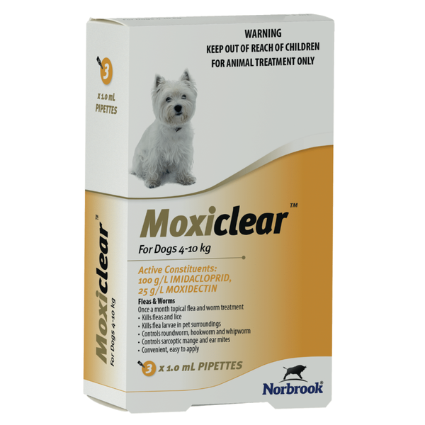 Moxiclear for Dogs 4-10kg