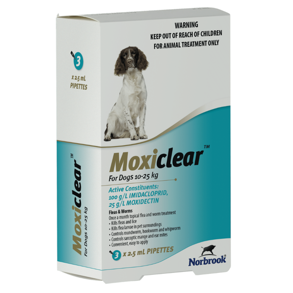 Moxiclear for Dogs 10-25kg