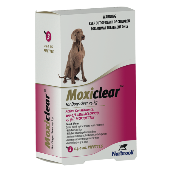 Moxiclear for Dogs Over 25kg