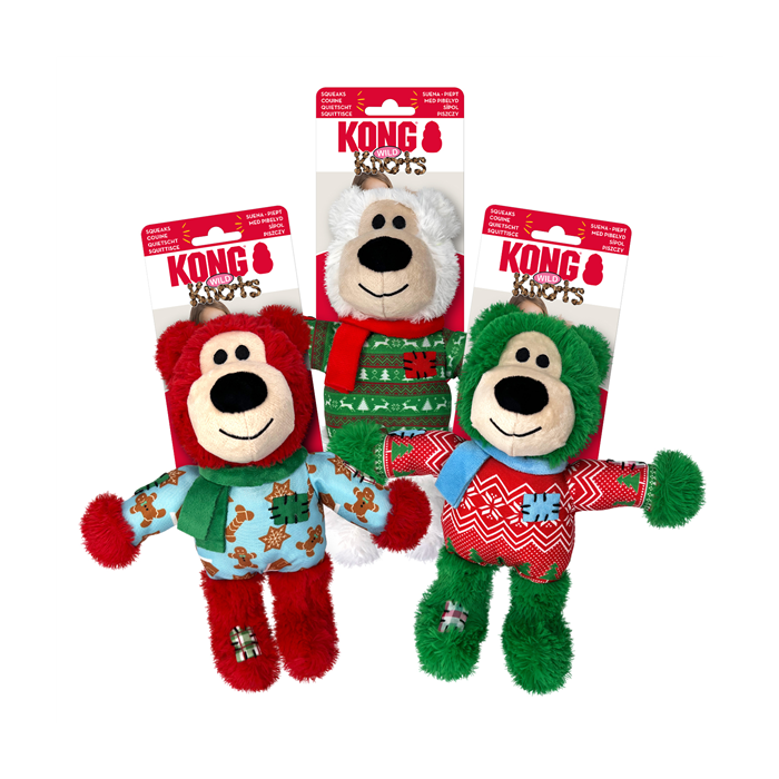 Kong Holiday Wild Knots Bear 
