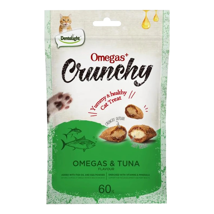 Dentalight Cat Treat Omegas+ Crunchy Tuna Flavour 