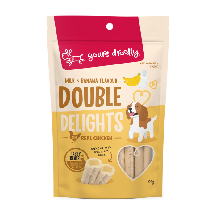 Yours Droolly Double Delight Milk & Banana 