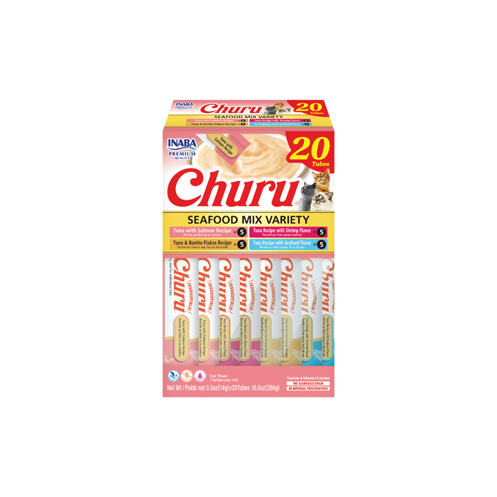 Inaba Churu Seafood Mix Variety Box 