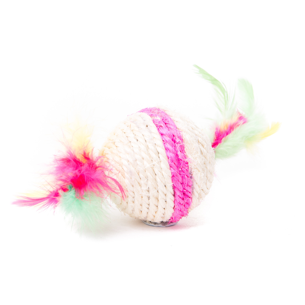 Sisal Double Feather Cat Toy