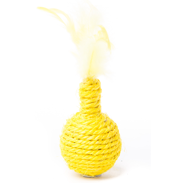 Yellow Feather Ball