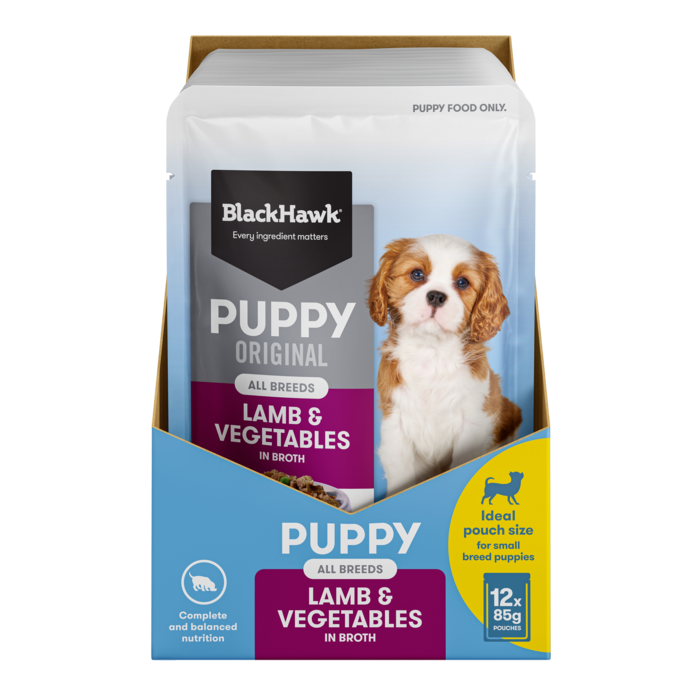 Black Hawk Puppy Wet Lamb 85g