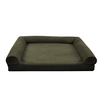 Green Canvas Rectangle Bed