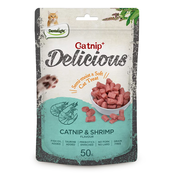 Dentalight Cat Treat Catnip & Shrimp Flavour