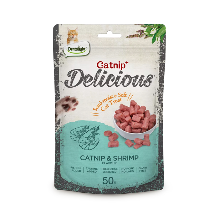 Dentalight Cat Treat Catnip & Shrimp Flavour