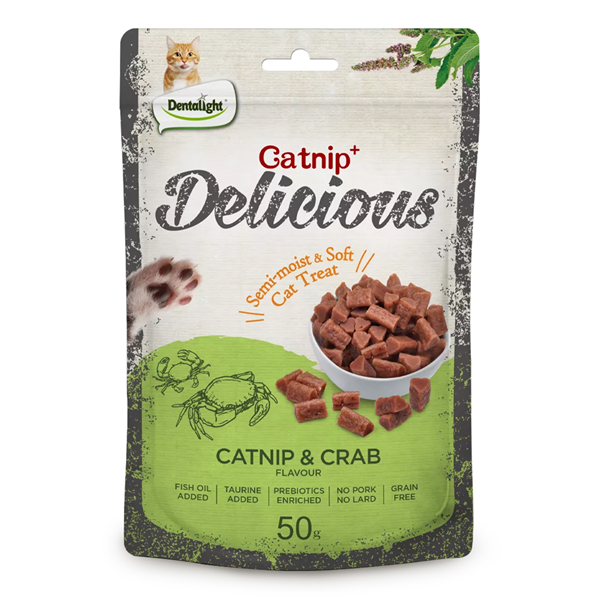 Dentalight Cat Treat Catnip & Crab Flavour