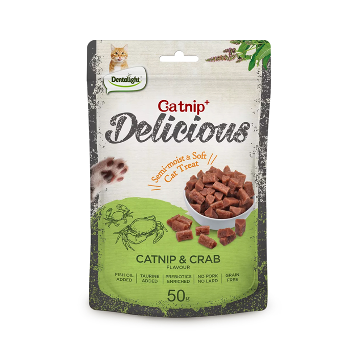 Dentalight Cat Treat Catnip & Crab Flavour