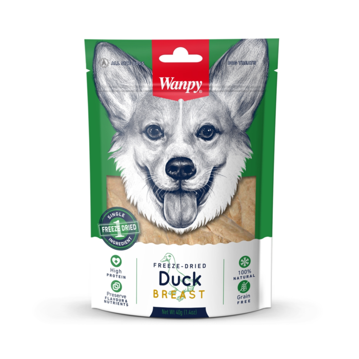 Wanpy Freeze Dried Duck Breast Dog Treat