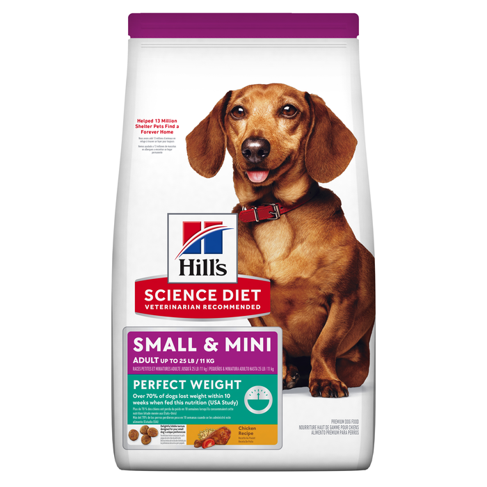 Science Diet Canine Adult Perfect Weight Small & Mini