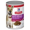 Science Diet Canine Adult Savory Stew Beef & Veg Cans