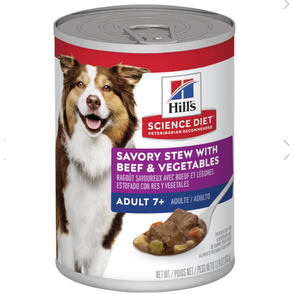 Science Diet Savory Stew Mature Beef & Veg Canned