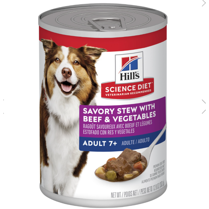Science Diet Savory Stew Mature Beef & Veg Canned