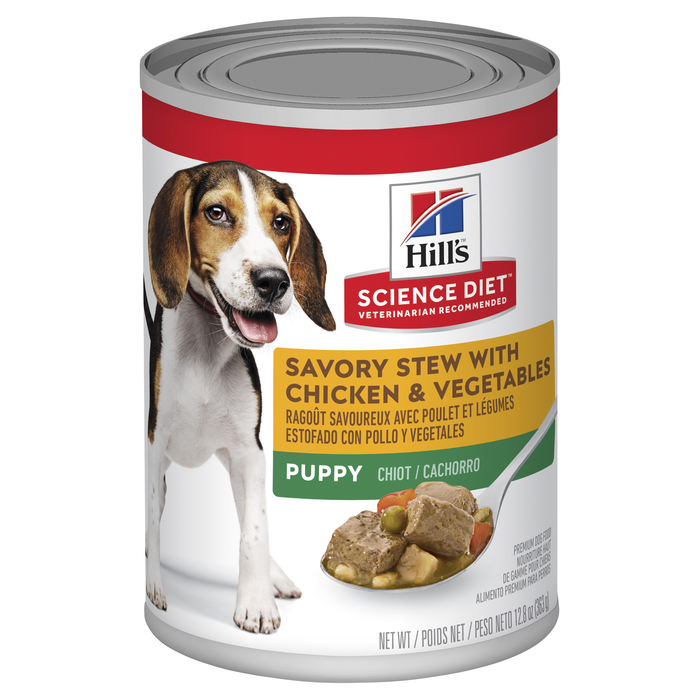 Science Diet Puppy Savory Stew Chicken & Vegetables Canned
