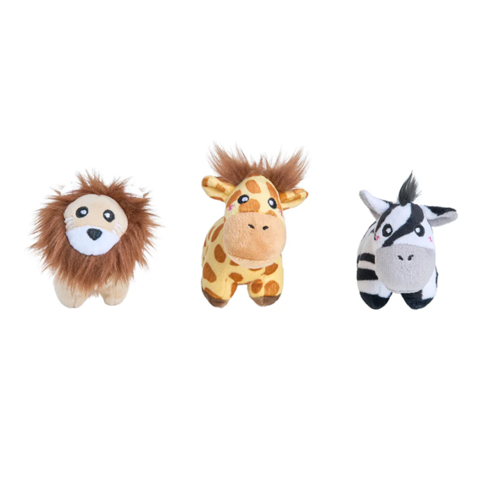ZippyPaws Miniz - Safari 3 pack