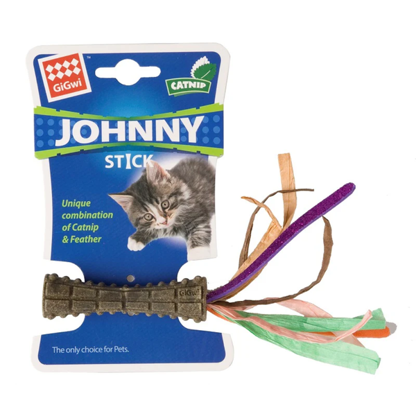 GiGwi Johnny Stick with Coloured Streamers 