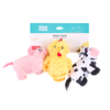 ZippyPaws Miniz - Barnyard 3 pack