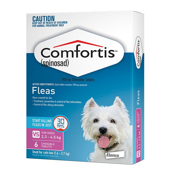 Comfortis Cat and Dog Pink 6pk