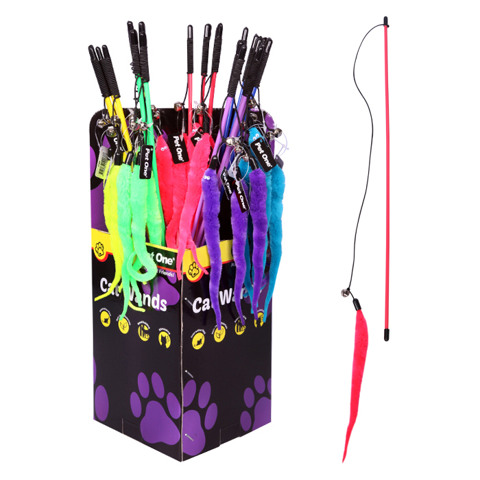 Pet One Cat Toy Worm with Bell Teaser