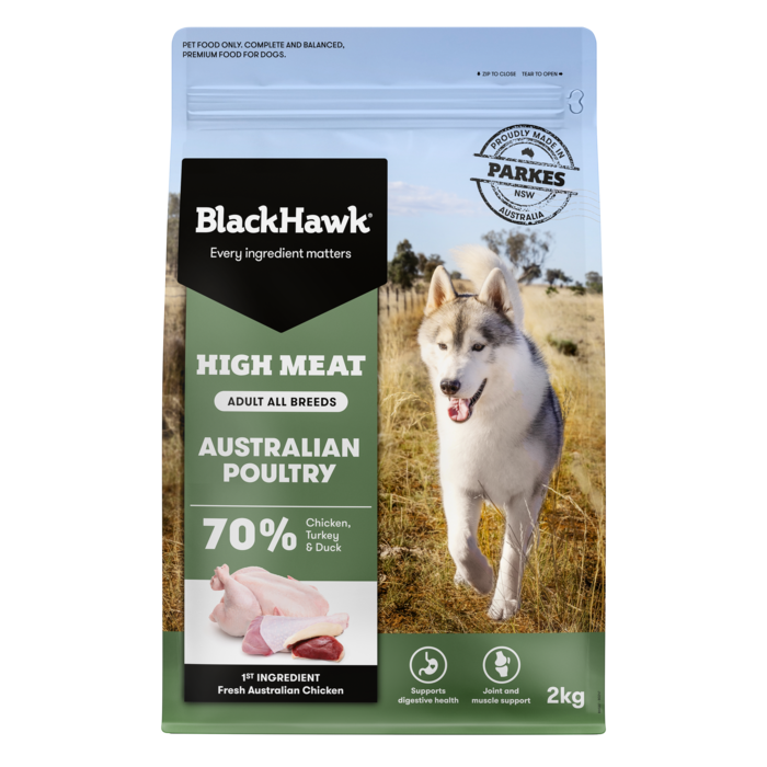Black Hawk High Meat Australian Poultry Recipe