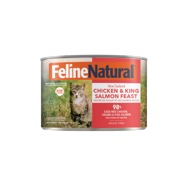 Feline Natural Canned Chicken & Salmon Feast