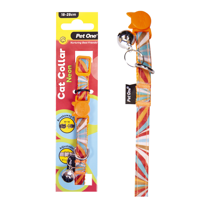 Neon Nylon Cat Collar  