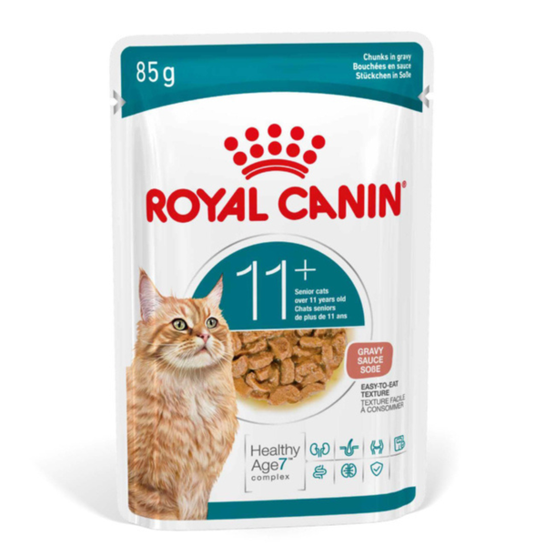 Ageing Cat 11+ Gravy Pouches