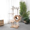 Minimalistic Cat Tree with Wagon Wheel
