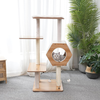 Minimalistic Cat Tree with Wagon Wheel