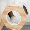 Minimalistic Cat Tree with Wagon Wheel