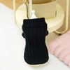 Small Dog Cozy Twist Sweater - Black
