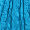 Small Dog Cozy Twist Sweater - Cyan