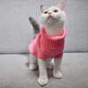 Small Dog Cozy Twist Sweater- Pink