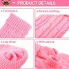 Small Dog Cozy Twist Sweater- Pink