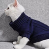 Small Dog Cozy Twist Sweater - Navy