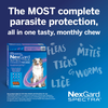 Nexgard Spectra Flea, Tick, & Worm Chewable for Dogs 7.6-15kg