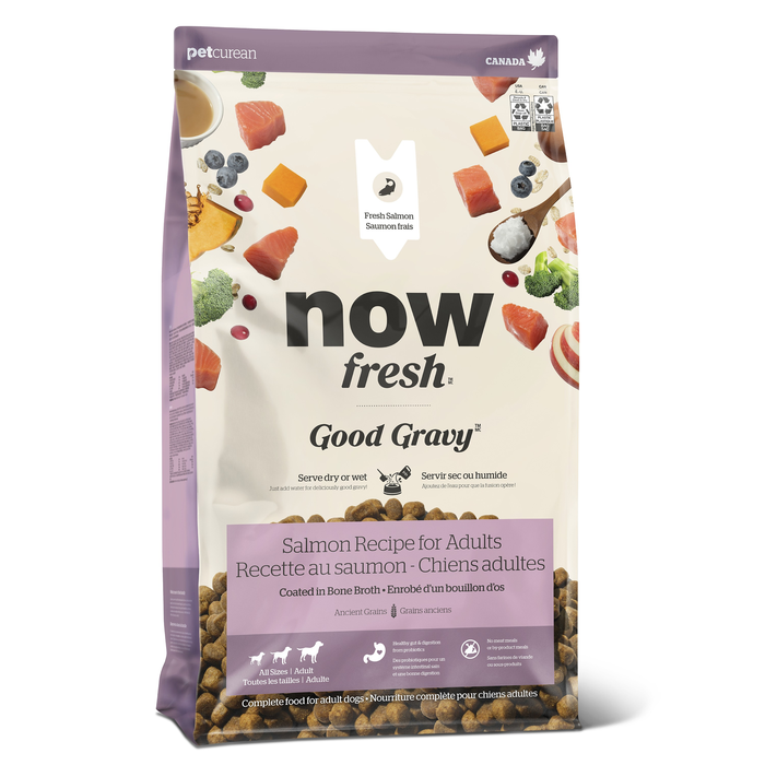 NOW FRESH Good Gravy Salmon Recipe - Adult Dog 