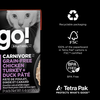 Carnivore GF Chicken, Turkey + Duck Pate for Cats
