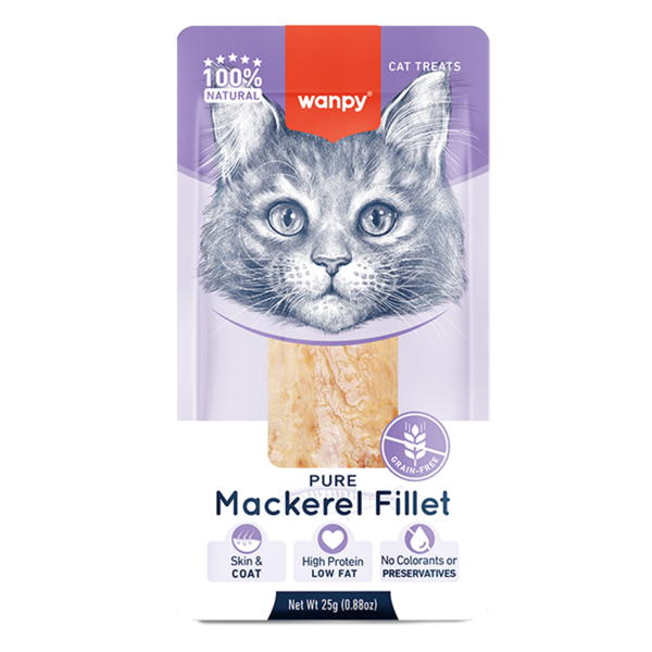 Wanpy Cat Treat - Mackerel Fillet