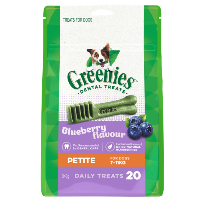 Greenies Canine Blueberry Dental Chews - Petite