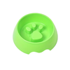 Paw Print Slow Feeding Bowl